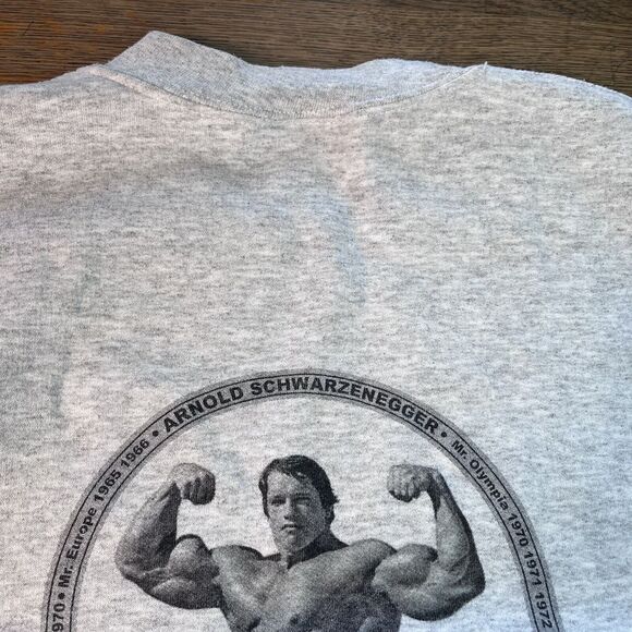 Arnold Schwarzenegger MR Universe Crewneck Sweatshirt Cotton Blend Size Medium - Picture 7 of 13